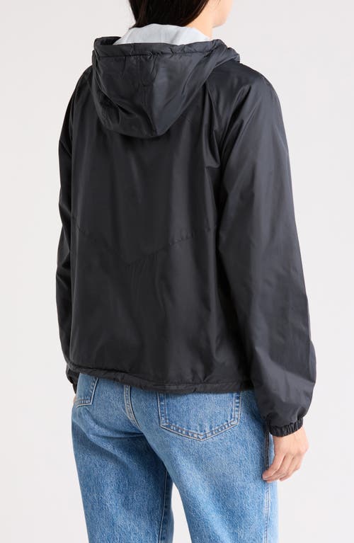 Columbia May Valley Ii Lined Windbreaker Jacket In Black
