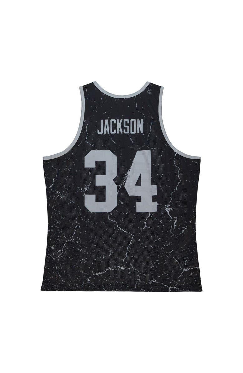 Mitchell & Ness Men's Mitchell & Ness Bo Jackson Black Las Vegas Raiders 1990 Player Burst Tank Top, Alternate, color, Black