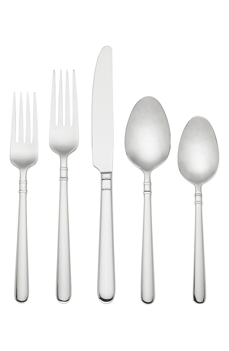 Kate Spade New York carlton street 45-piece flatware set, Main, color, 