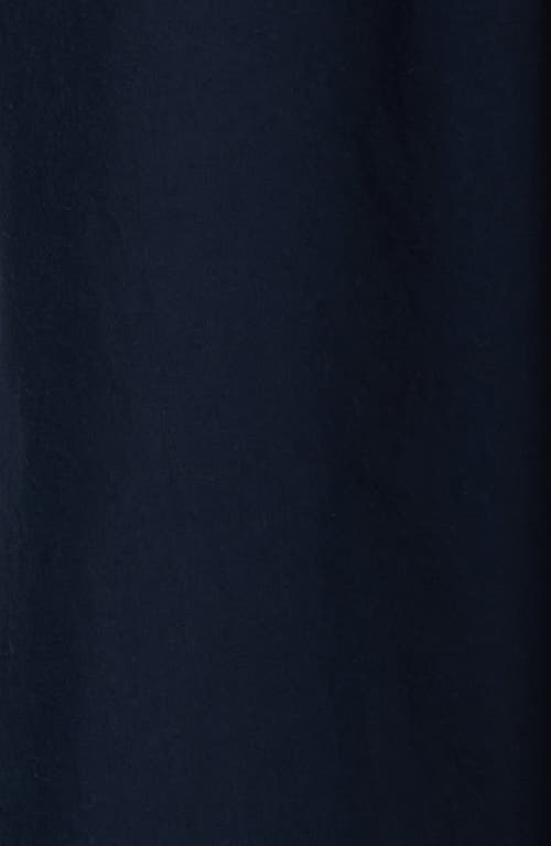Shop Nation Ltd Daria Sleeveless Mixed Media Pima Cotton Midi Dress In Night Sky