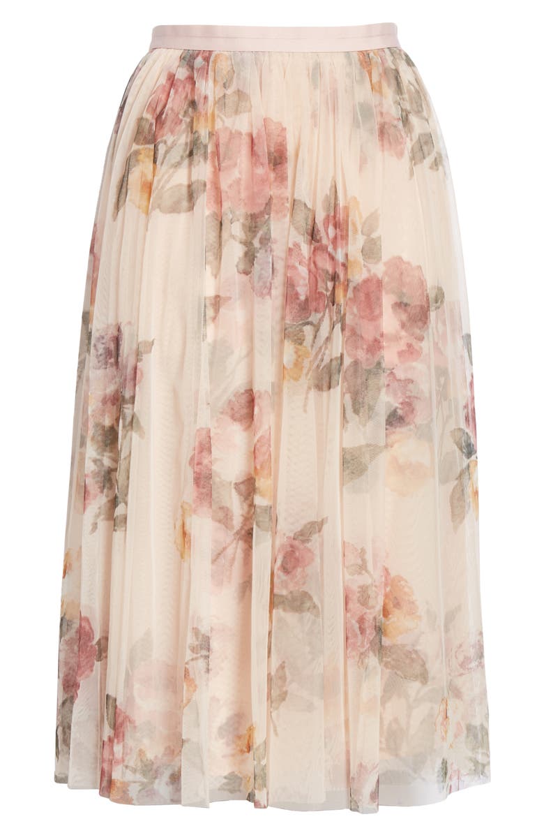 Needle & Thread Venetian Rose Midi Skirt, Alternate, color, 