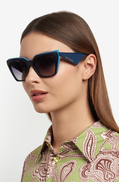 Etro 55mm Cat Eye Sunglasses