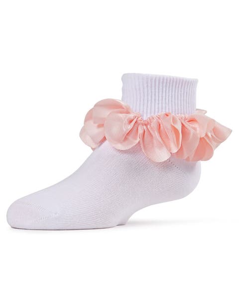Hello Darlin' Flower Petal Anklet Socks (Toddler, Little Kid & Big Kid)