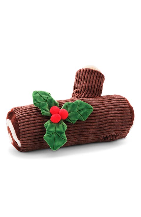 Yule Log Interactive Dog Toy