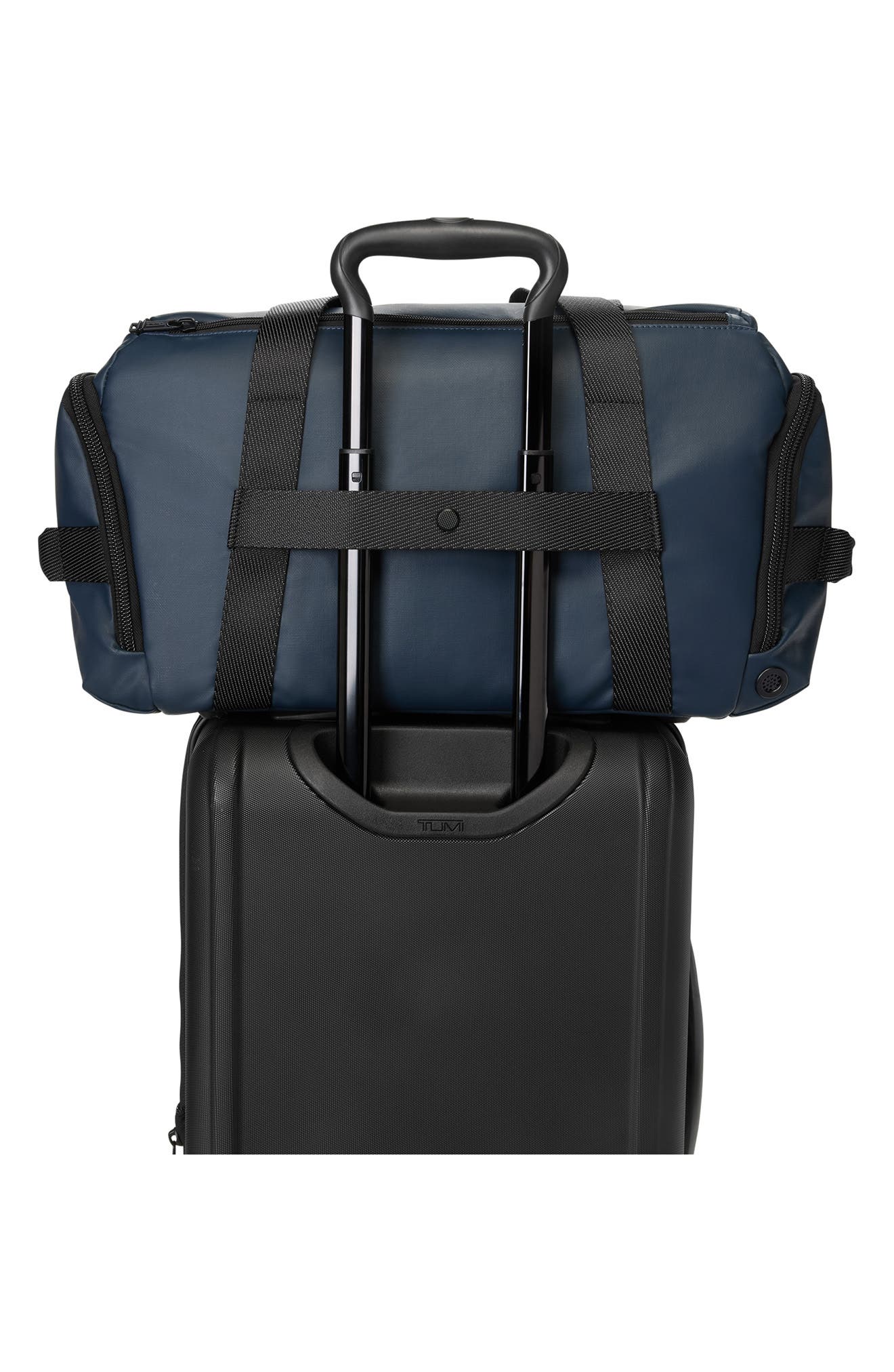 TUMI Mason Duffel Bag, Alternate, color, Navy Coated Canvas