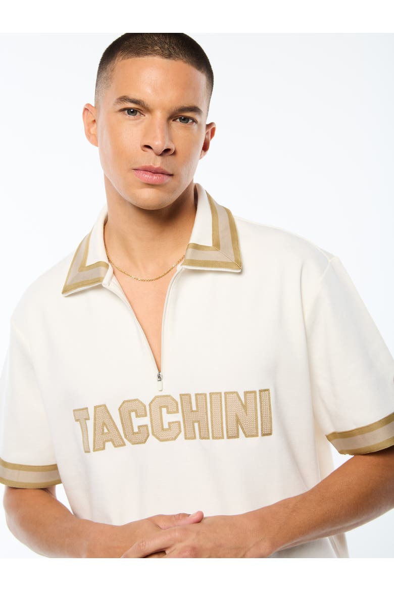 Tito Short Sleeve Polo, Alternate, color, GARDENIA