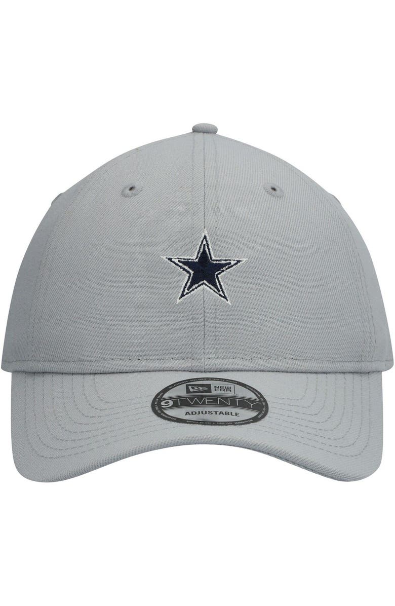 New Era Men's New Era Gray Dallas Cowboys 9TWENTY Adjustable Hat, Alternate, color, Gray