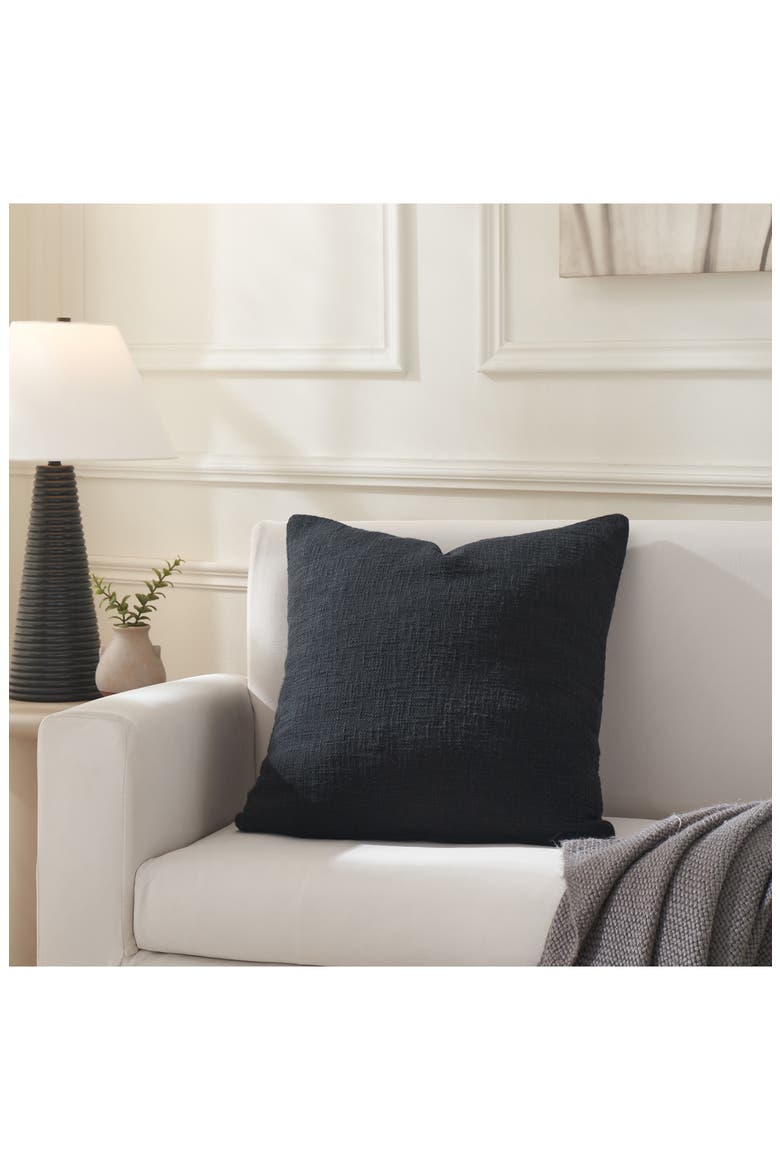 Rosso Accent Pillow, Alternate, color, BLACK