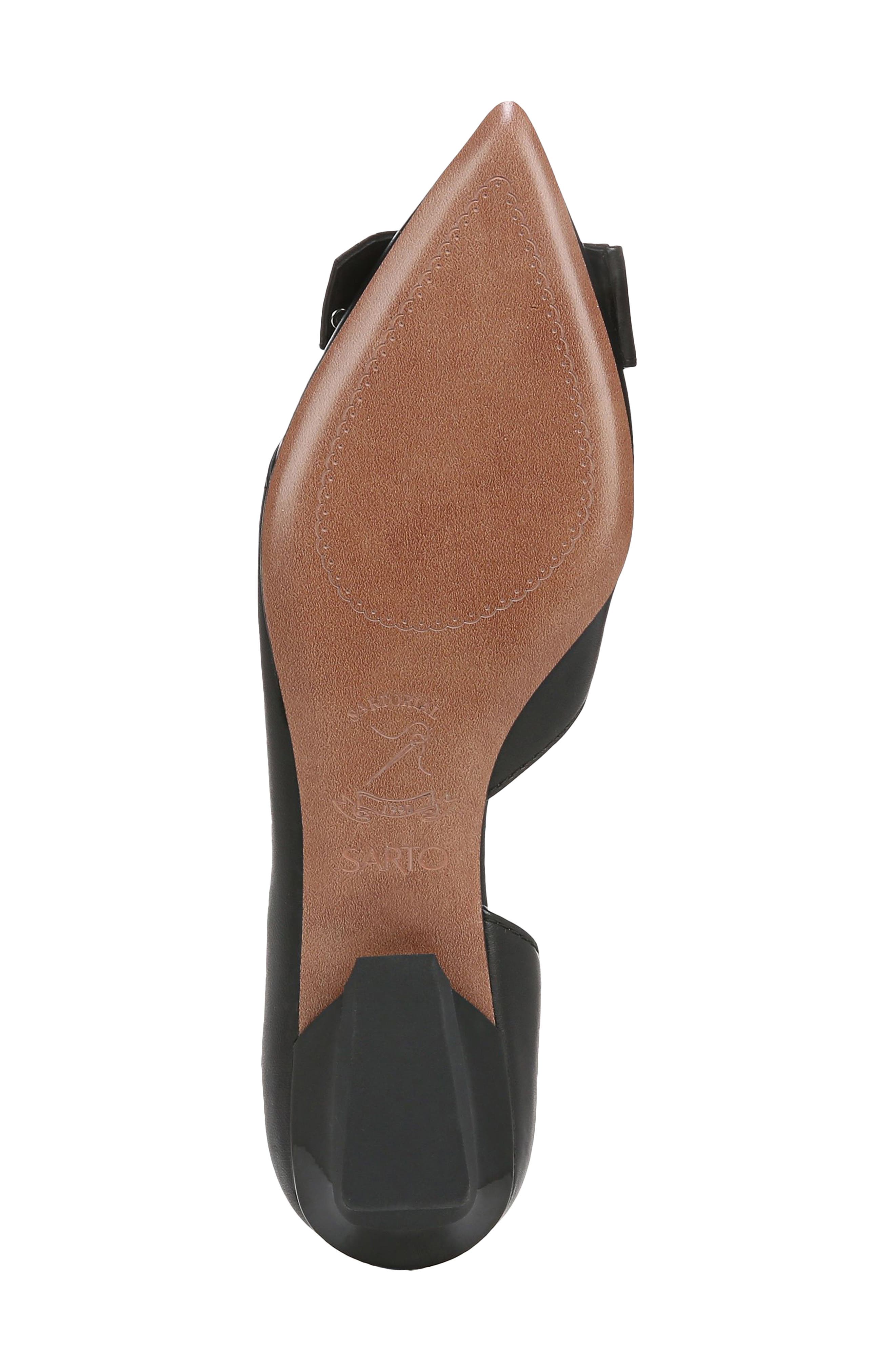 SARTO by Franco Sarto Elisha Half d'Orsay Pointed Toe Flat, Alternate, color, 