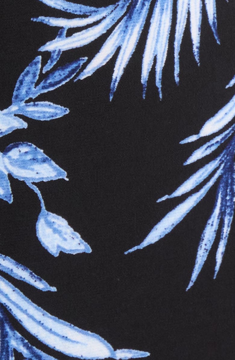 Anne Klein Pull-On Wide Leg Pants, Alternate, color, Anne Black Multi