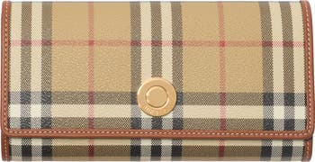 【BURBERRY】HALTON WALLET Burberry Halton Check Continental Wallet | Neiman Marcus