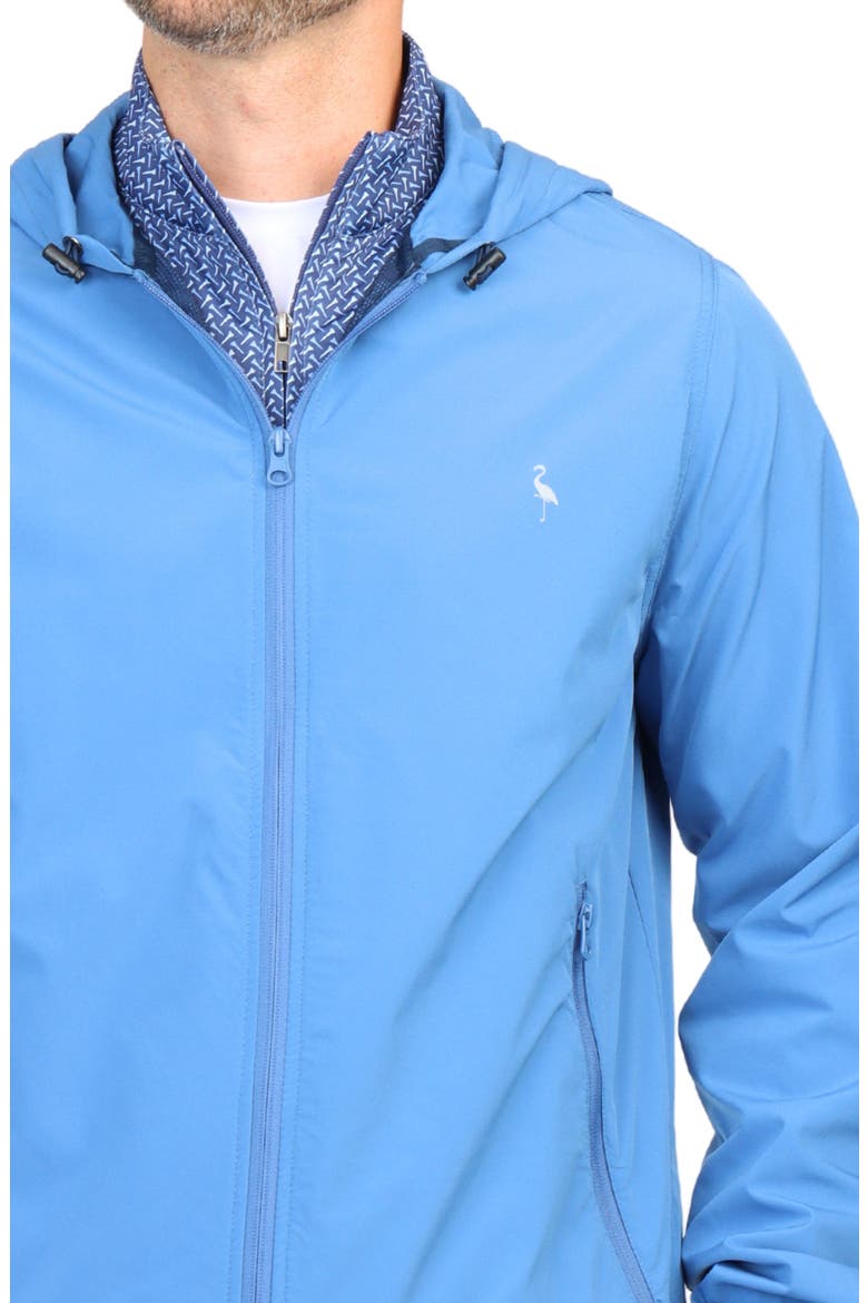 Hooded Golf Performance Jacket, Alternate, color, BLUE