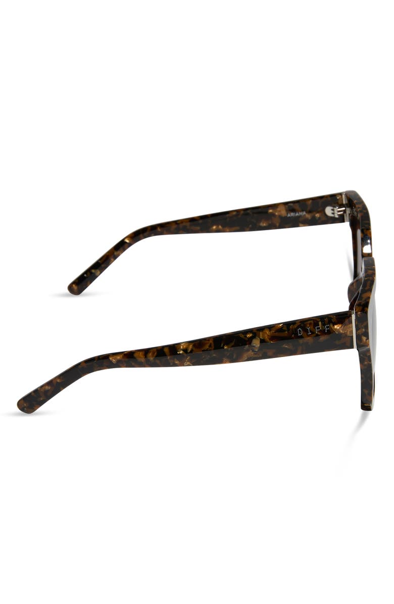 DIFF Ariana 54mm Gradient Square Sunglasses, Alternate, color, Glitter Tortoise / Brown