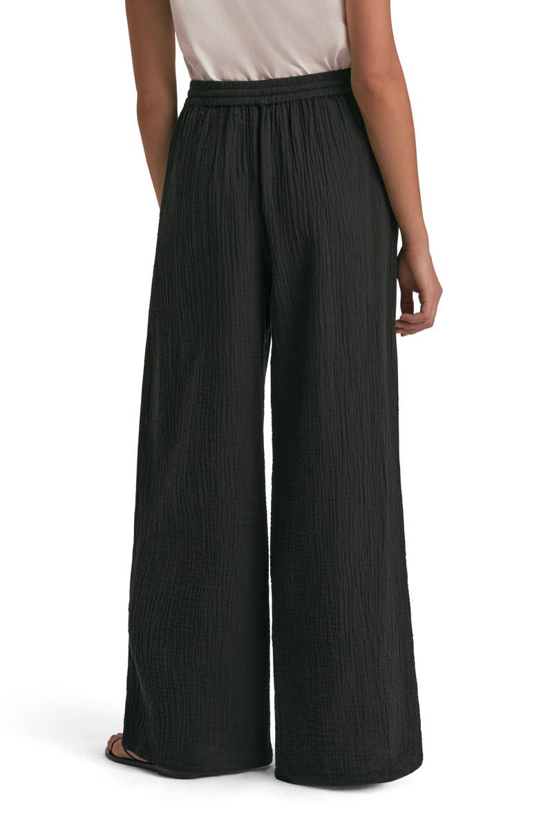 Favorite Daughter The Slip It On Wide Leg Pants, Alternate, color, Black