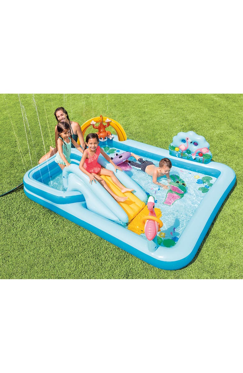 Intex Jungle Adventure Inflatable Pool Play Center, Alternate, color, Multicolored