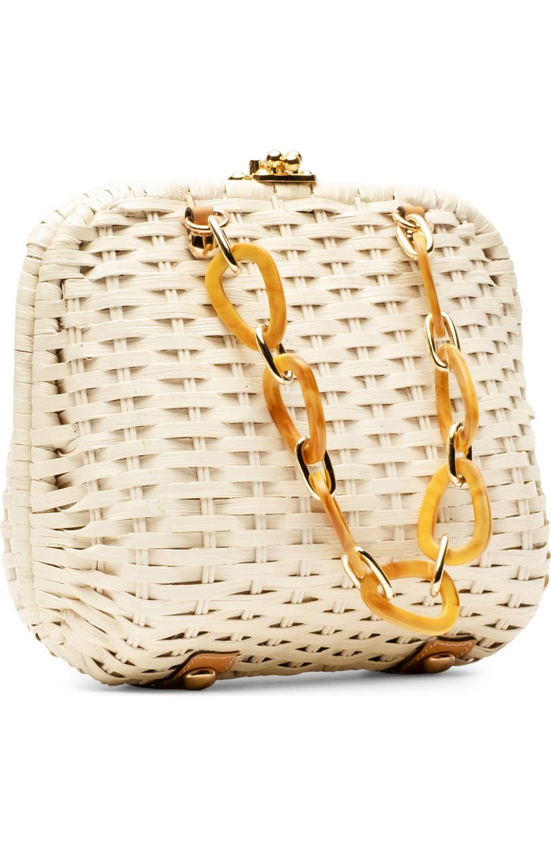 Frances Valentine Hen Wicker Basket Bag, Alternate, color,