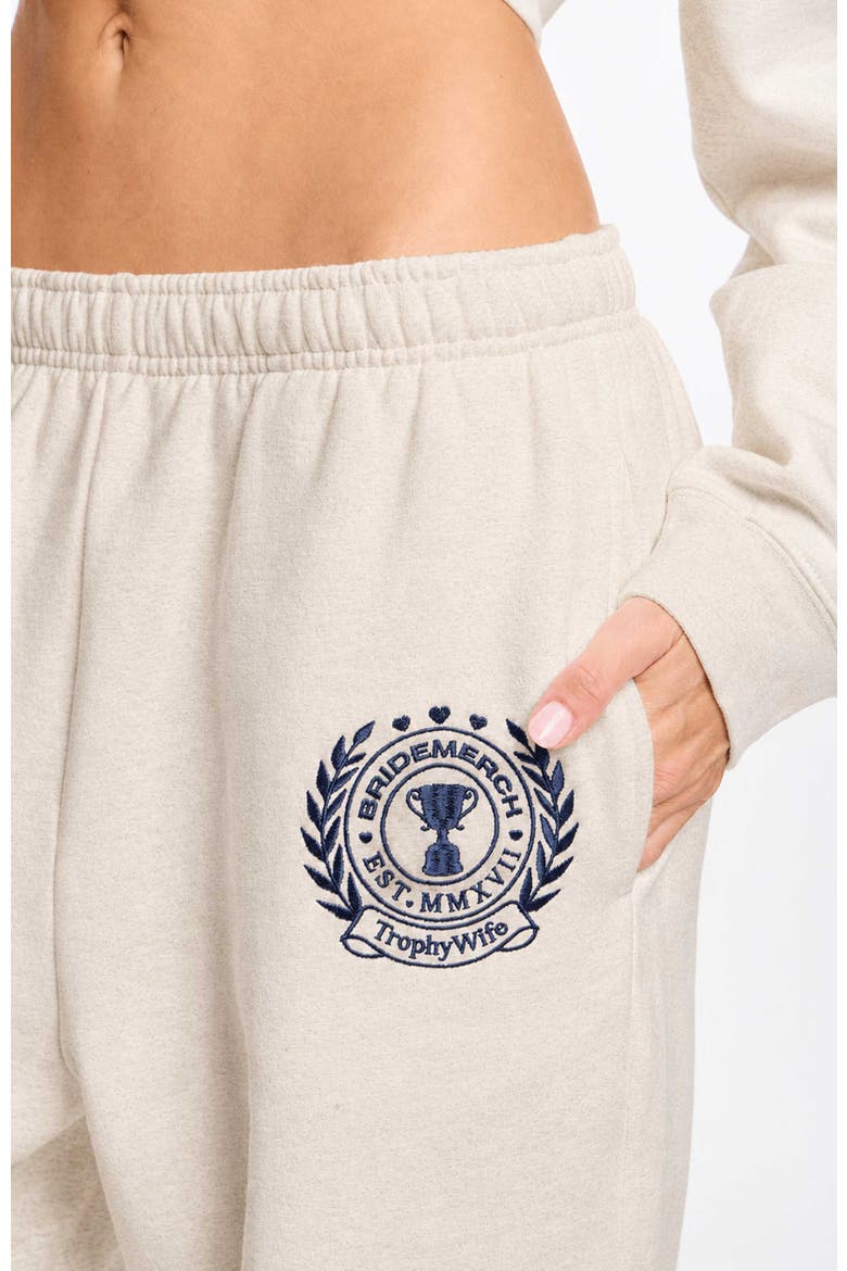 Trophy Wife Wide Leg, Alternate, color, Heather Grey