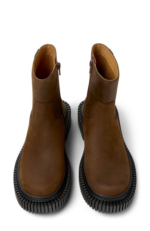 Camper Pix Berlin Zip Boot In Brown