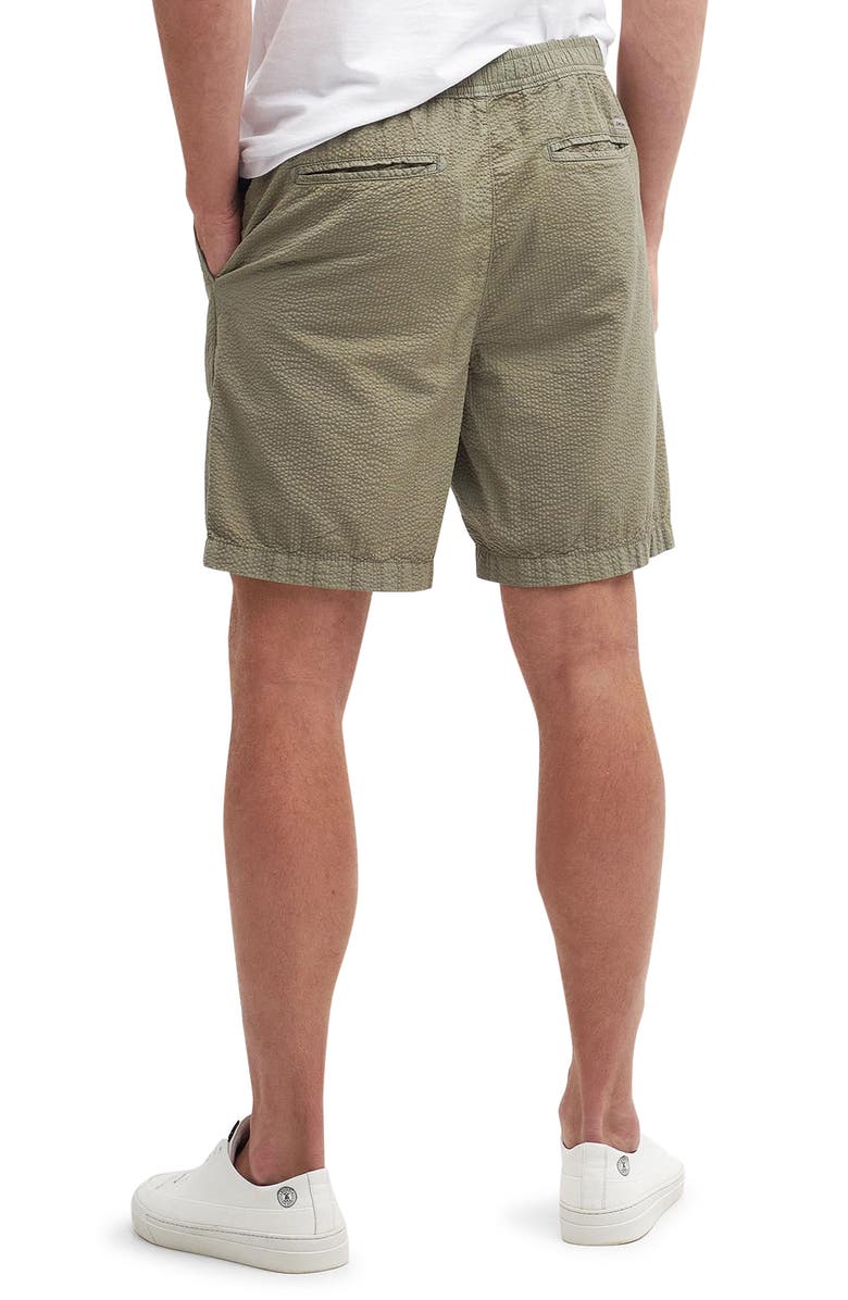 Barbour Melbury Cotton Seersucker Shorts, Alternate, color, 