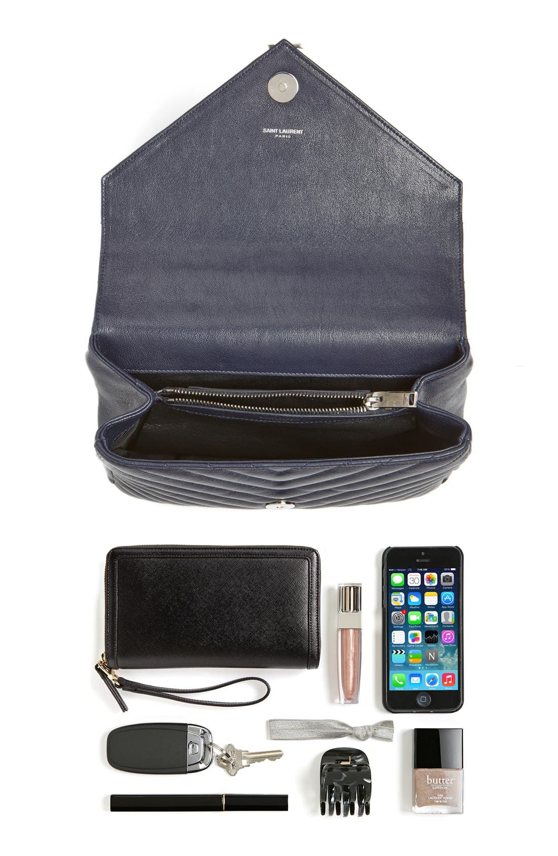 Saint Laurent 'Medium College' Shoulder Bag, Alternate, color, 