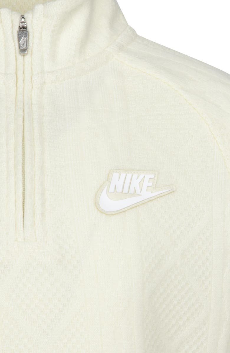 Nike Kids' Textured Half-Zip Knit Pullover, Alternate, color, 