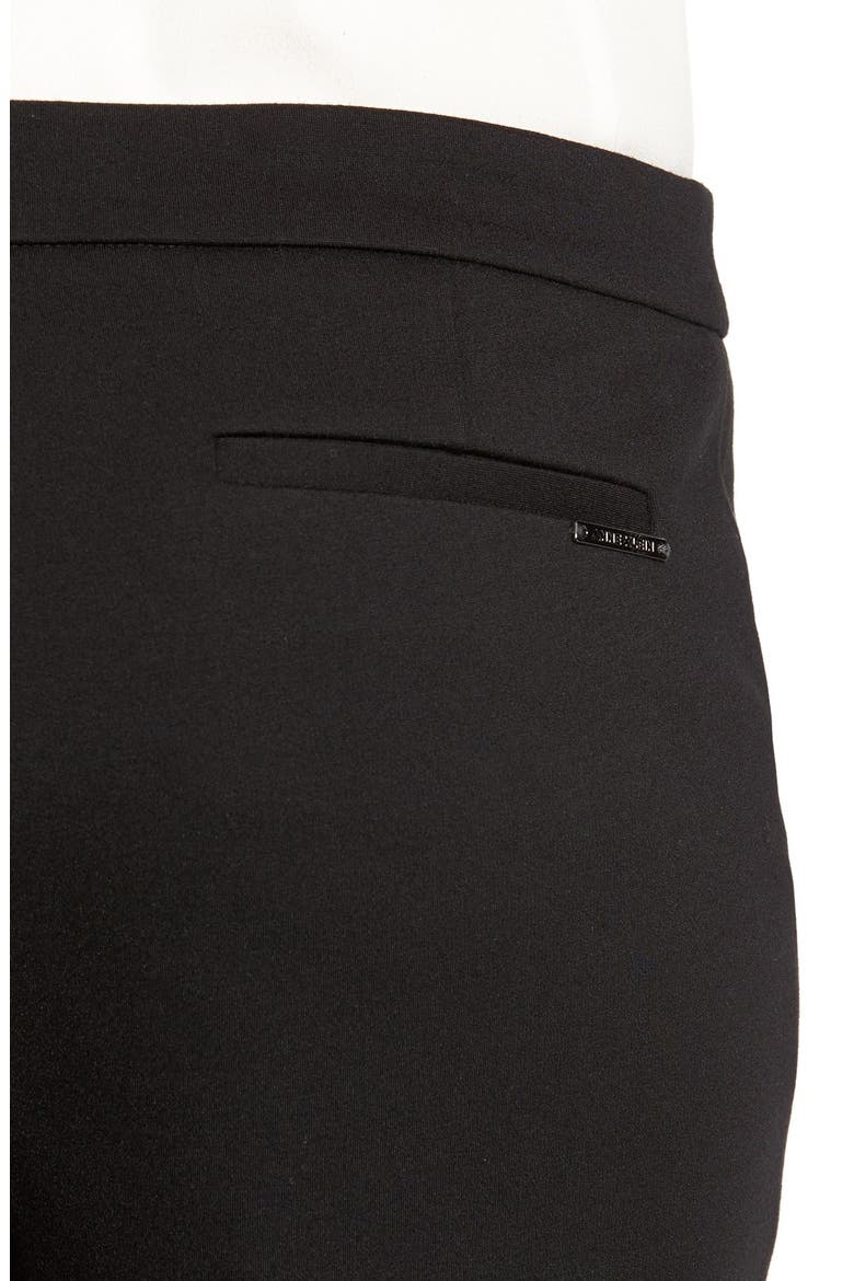 Compression Flare Leg Ponte Pants, Alternate, color, ANNE BLACK