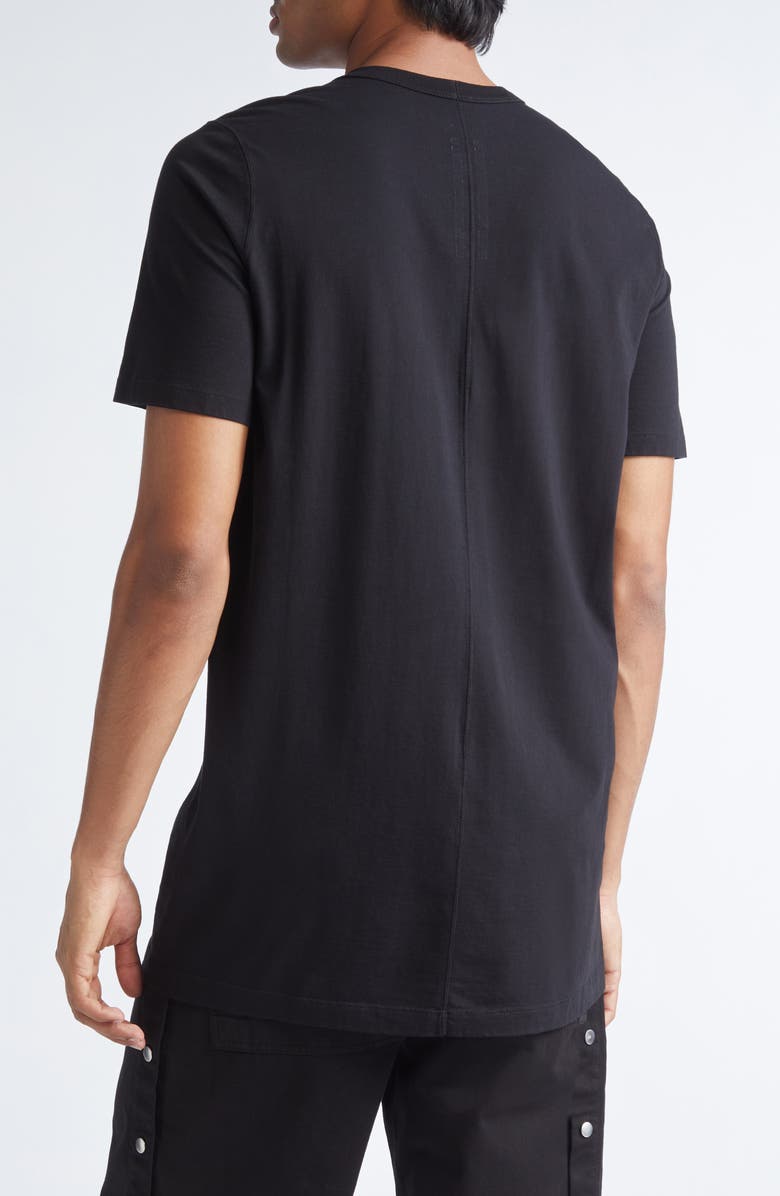 Rick Owens Level Seam T-Shirt, Alternate, color, Black