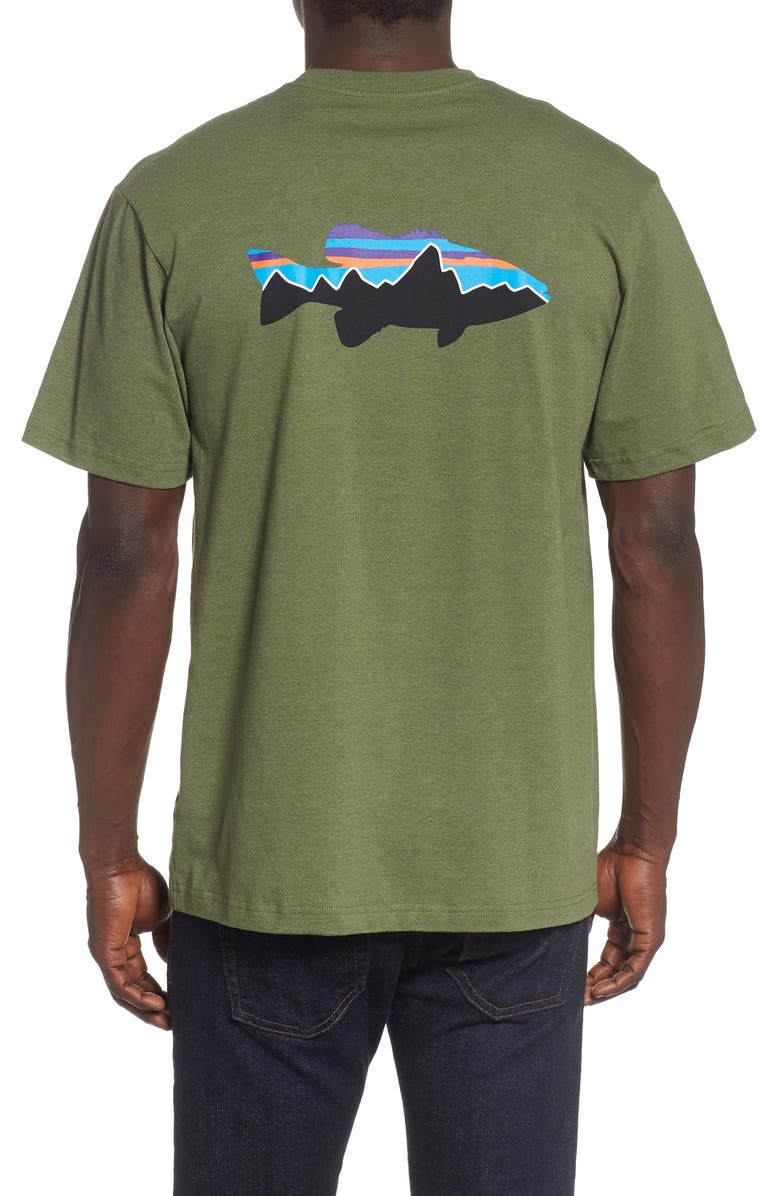 Patagonia Fitz Roy Smallmouth Responsibili-Tee<sup>®</sup> Regular Fit T-Shirt, Alternate, color, 