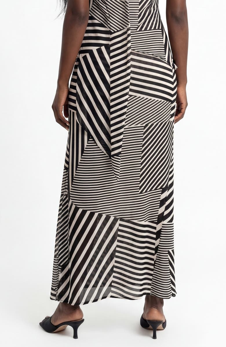 BY DESIGN Martini Maxi Skirt, Alternate, color, Patch Stripe