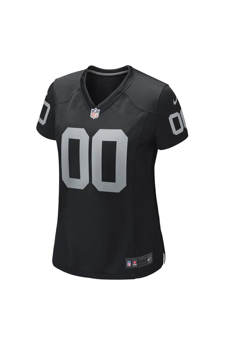 Nike Women's Nike Jim Otto Black Las Vegas Raiders Game Retired Player Jersey, Alternate, color, 