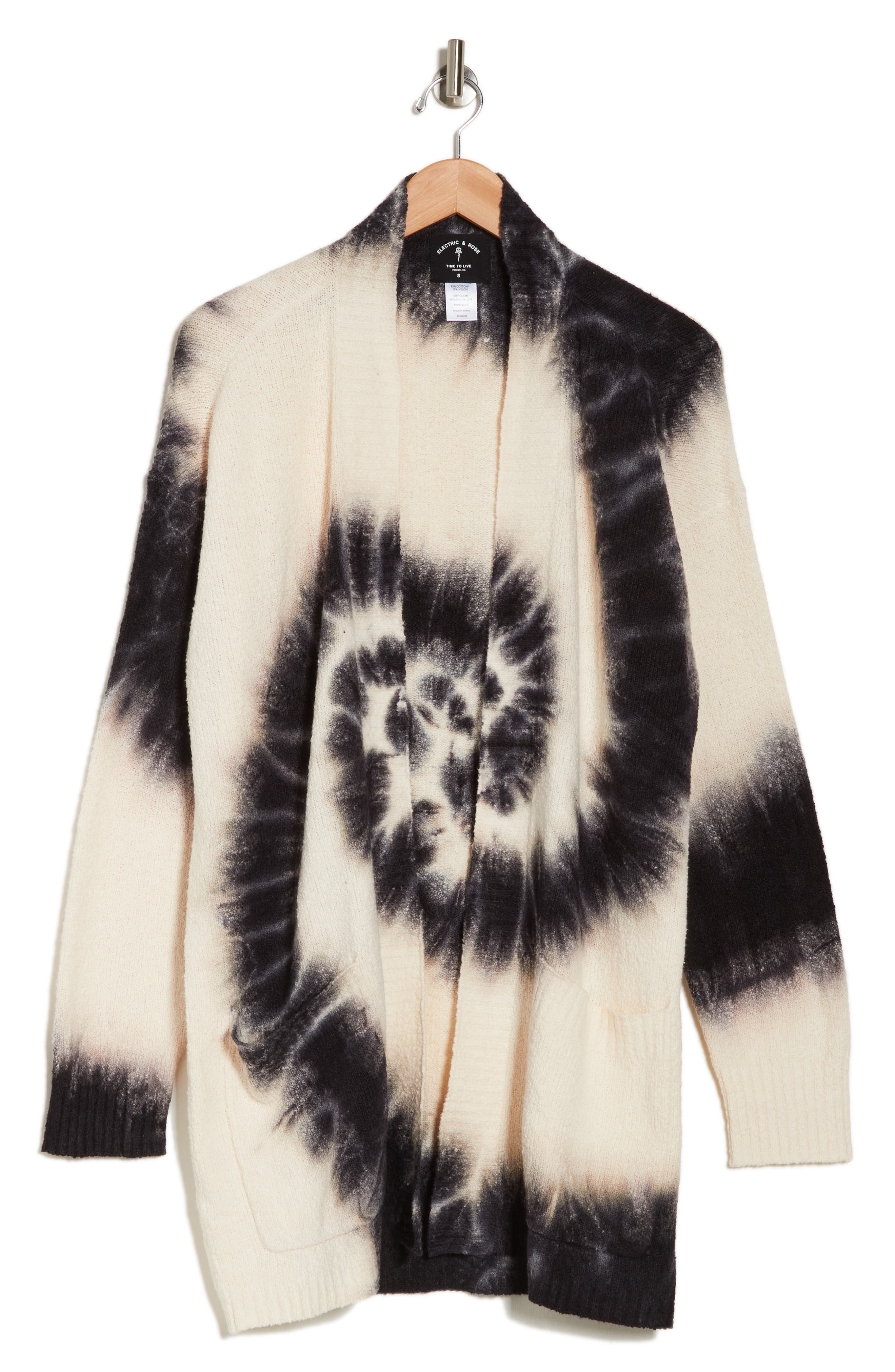 Electric & Rose Griffith Tie Dye Long Cardigan (Women) | Nordstromrack