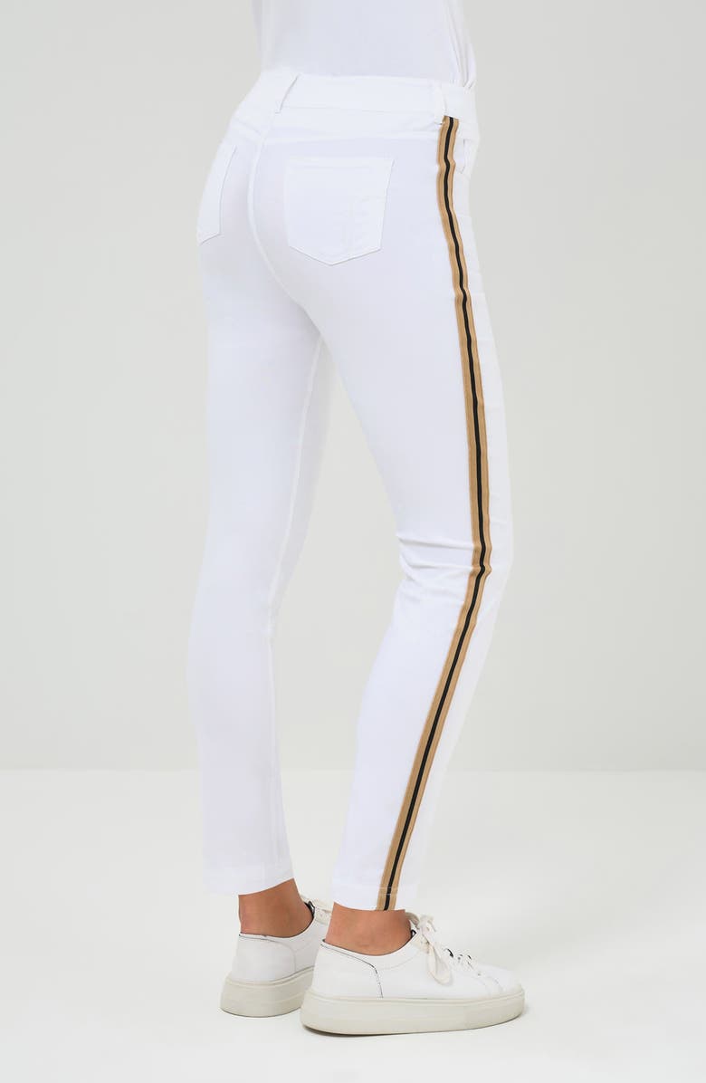 Anatomie Luli Stripe Performance Cotton Skinny Pant, Alternate, color,