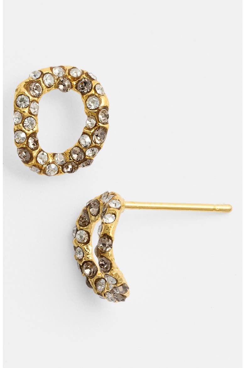'Elements - Jardin de Papillon' Chain Link Stud Earrings, Main, color, GOLD