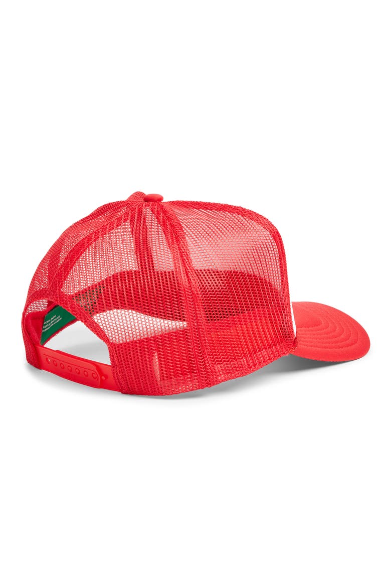 Sleigh All Day Trucker Hat, Alternate, color, RED