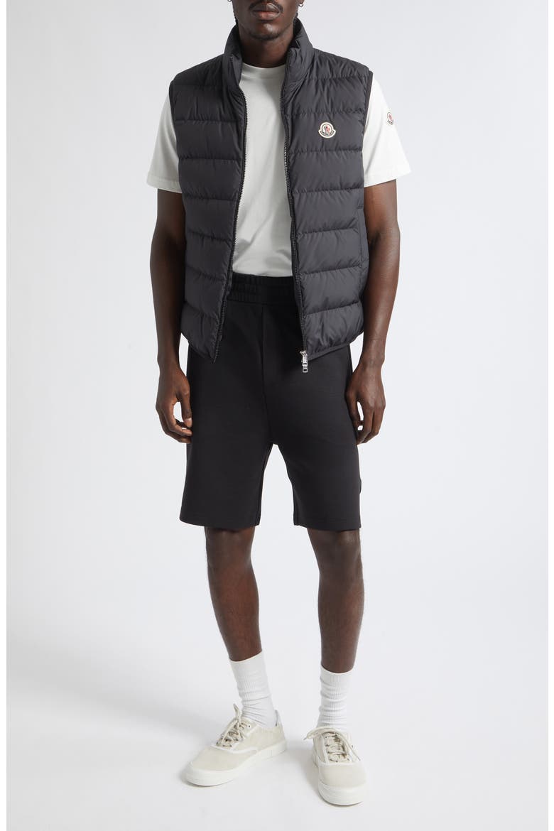 Cotton Blend interlock Shorts, Alternate, color, BLACK