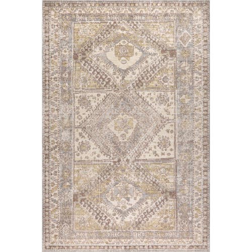 Jonathan Y Darija Ornate Geometric Medallion Area Rug In Gray