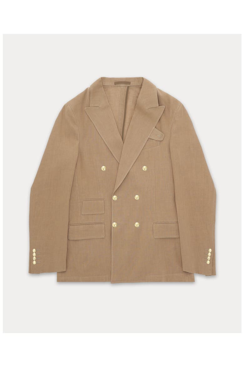 Travel Classic Linen Jacket, Main, color, Beige