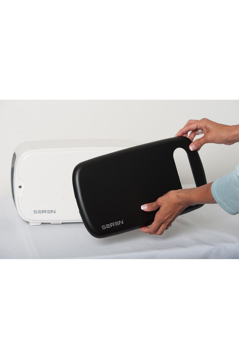 Seren Toaster Black Panel US Plug-Main Unit, Alternate, color, WHITE, BLACK