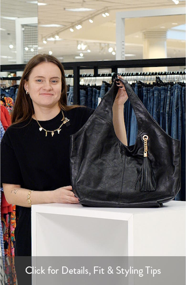 Large Sonya Leather Hobo, sales video thumbnail