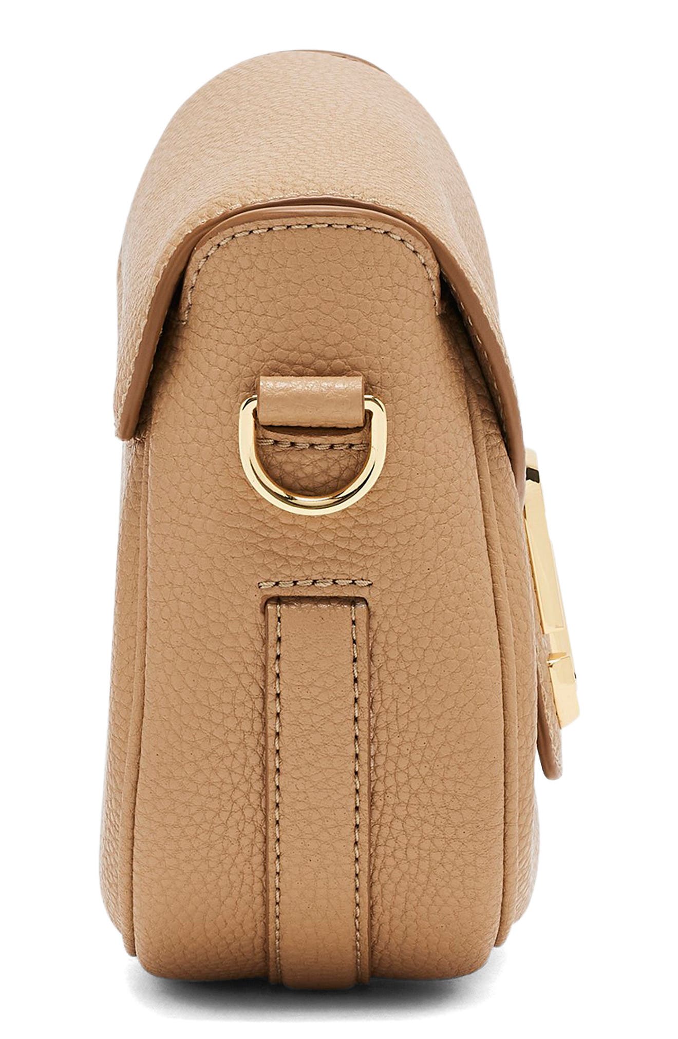 Marc Jacobs The J Marc Pebble Saddle Bag, Alternate, color, Camel