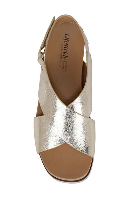 LIFESTRIDE LIFESTRIDE GEORGINA SLINGBACK PLATFORM WEDGE SANDAL