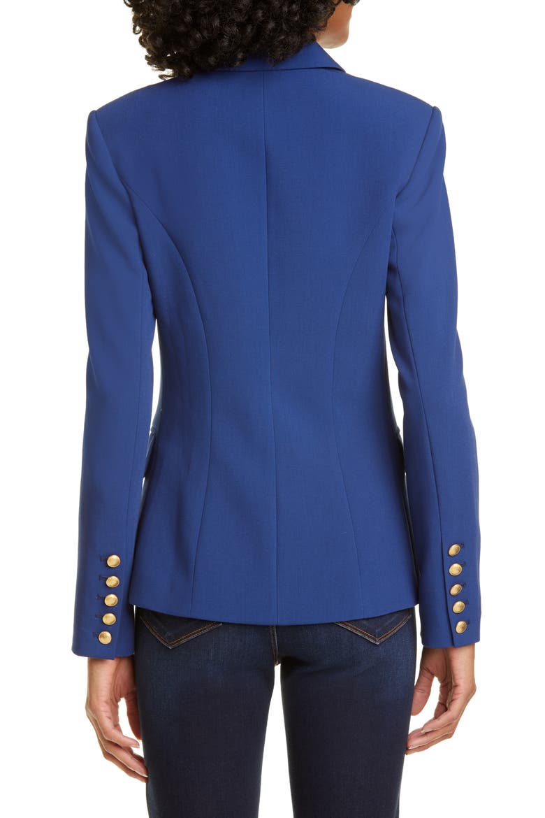 Kenzie Double Breasted Blazer, Alternate, color, DEEP OCEAN