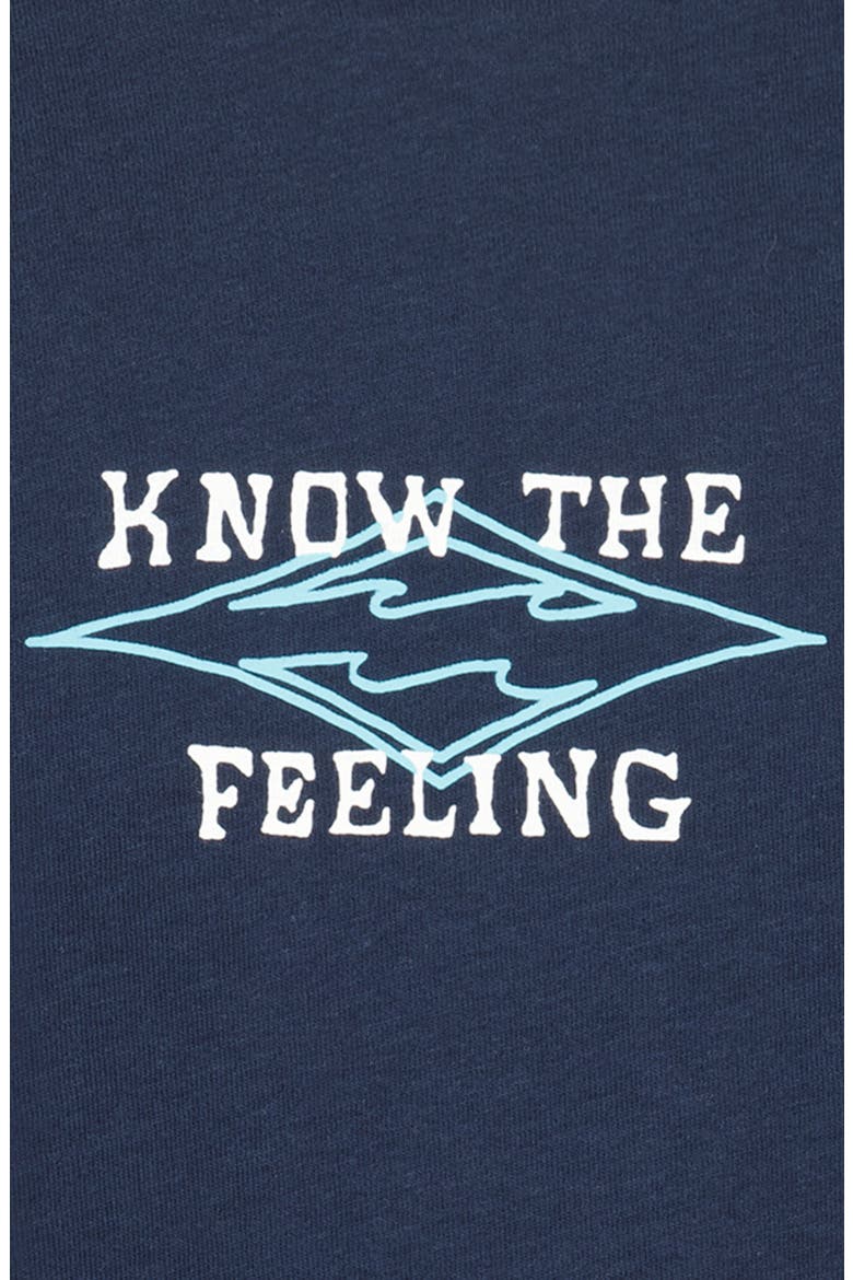 Kids' Boys Know the Feeling Graphic Cotton T-Shirt, Alternate, color, TRUE NAVY
