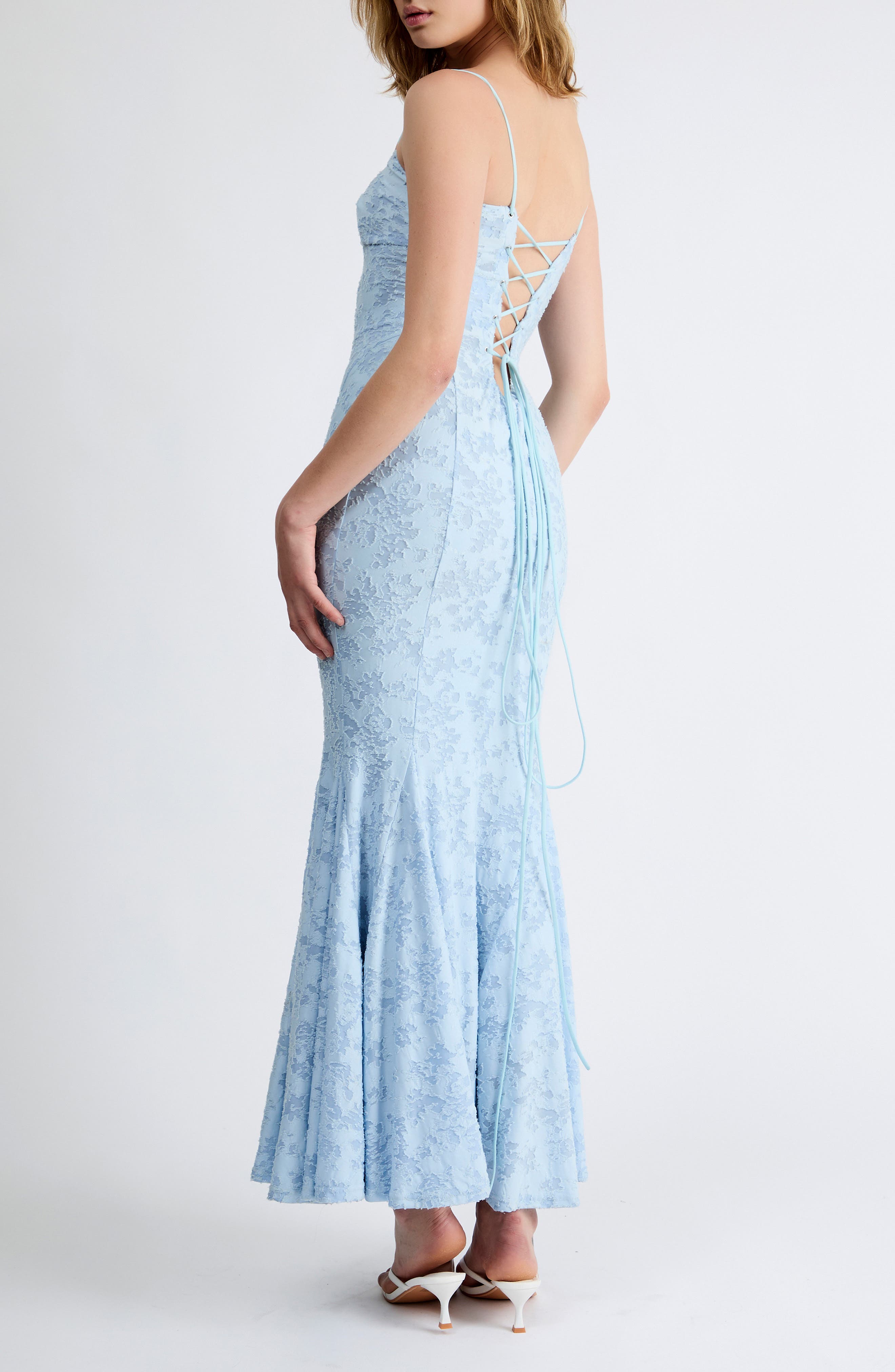 Lara Stretch Lace Back Maxi Dress - image 2