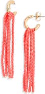 Leith Beaded Fringe Drop Earrings
