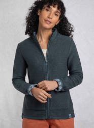 Weird Fish Sontee Full Zip Macaroni