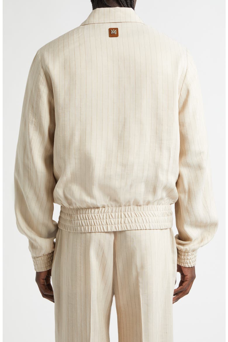 Stripe Blouson Jacket, Alternate, color, ALABASTER ARCHIVED