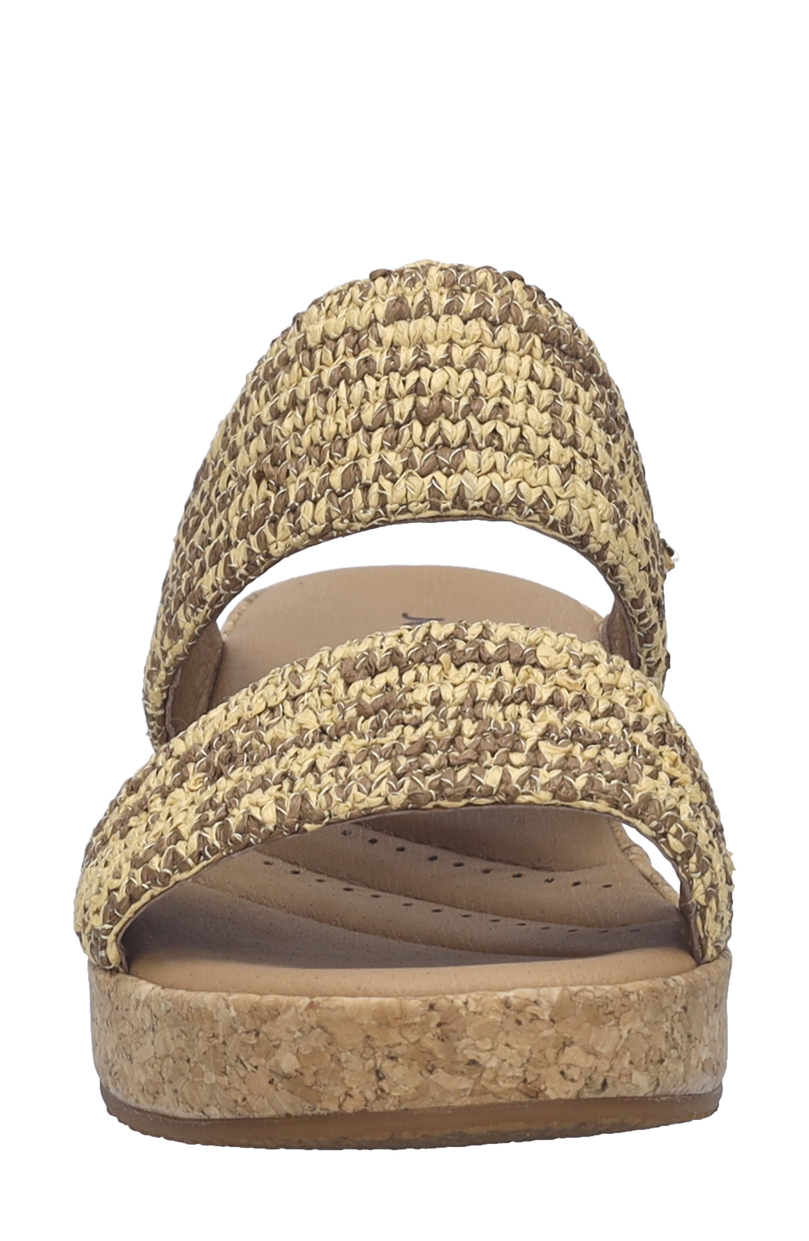 Josef Seibel Evita 02 Platform Wedge Slide Sandal, Alternate, color, 