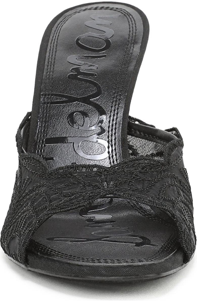 Sam Edelman Iva Mesh Sandal, Alternate, color, Black