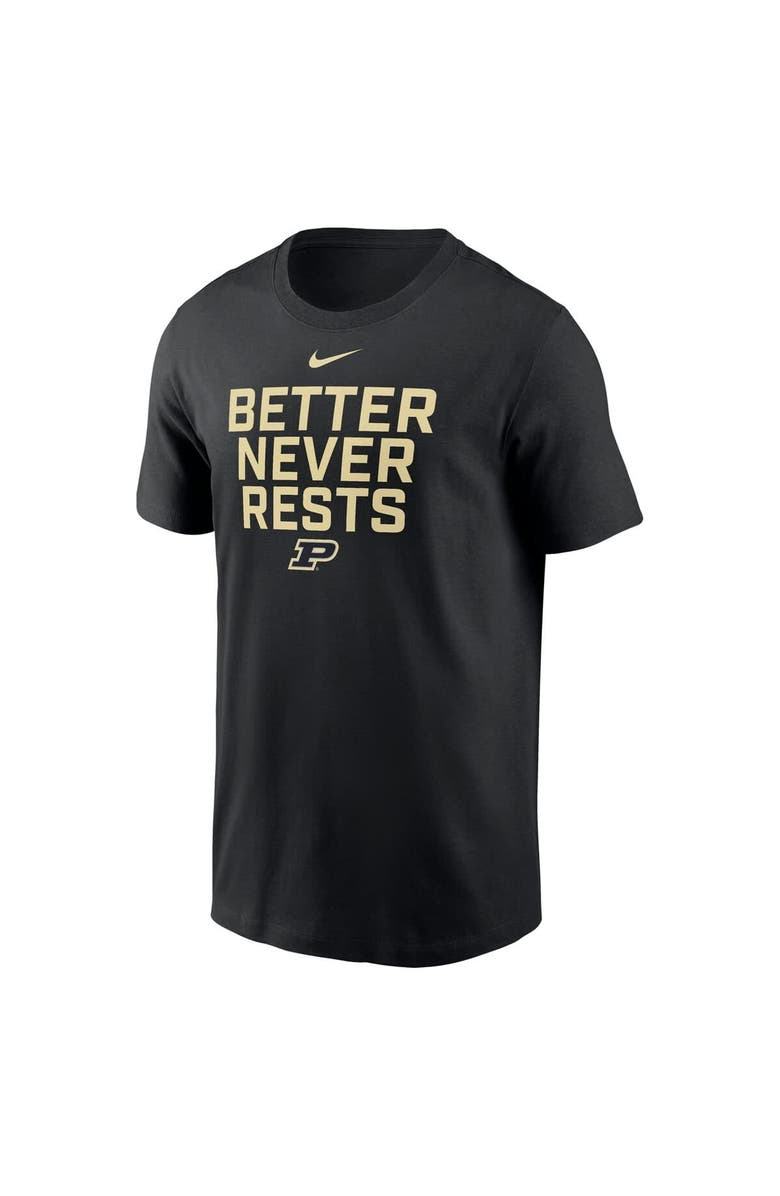Nike Men's Nike Black Purdue Boilermakers Local Performance T-Shirt, Alternate, color, 